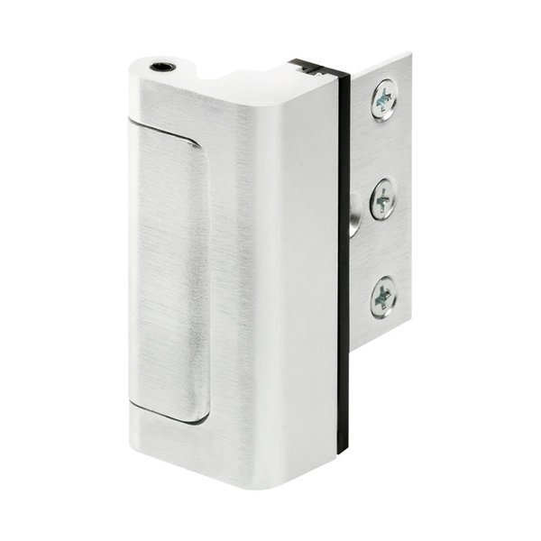 Brushed Chrome Jamb Entry Door Blocker Chrome, Patioplus, Mfr#: PA2512579